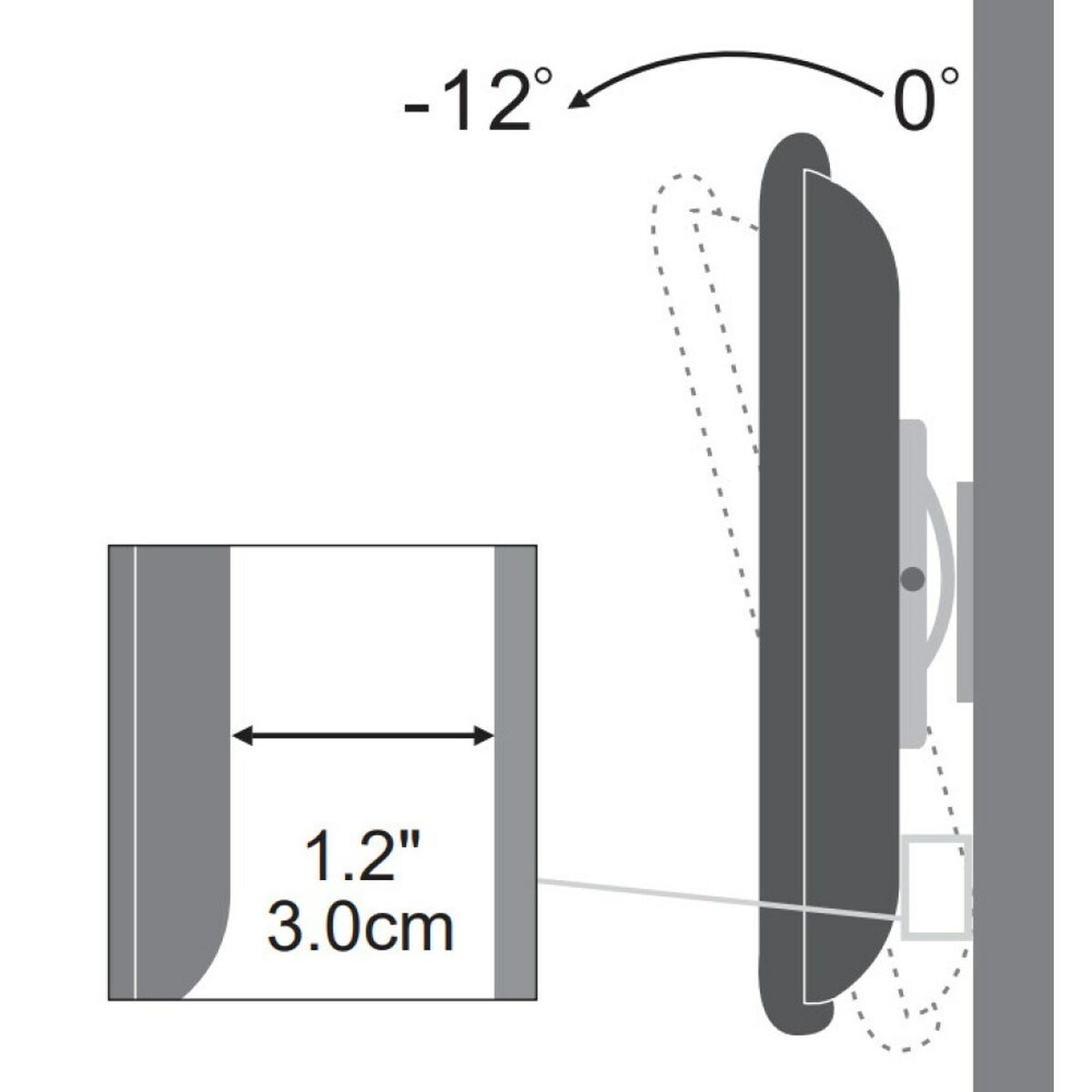 TV Statīvs Techly ICA-LCD-900 13" 30" 15 kg